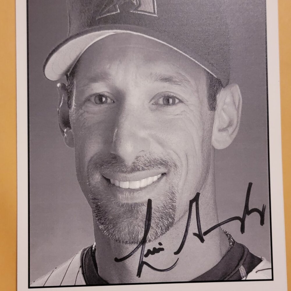 Autographed Luis Gonzalez Black and White Photo - Arizona Diamondbacks Outfielde